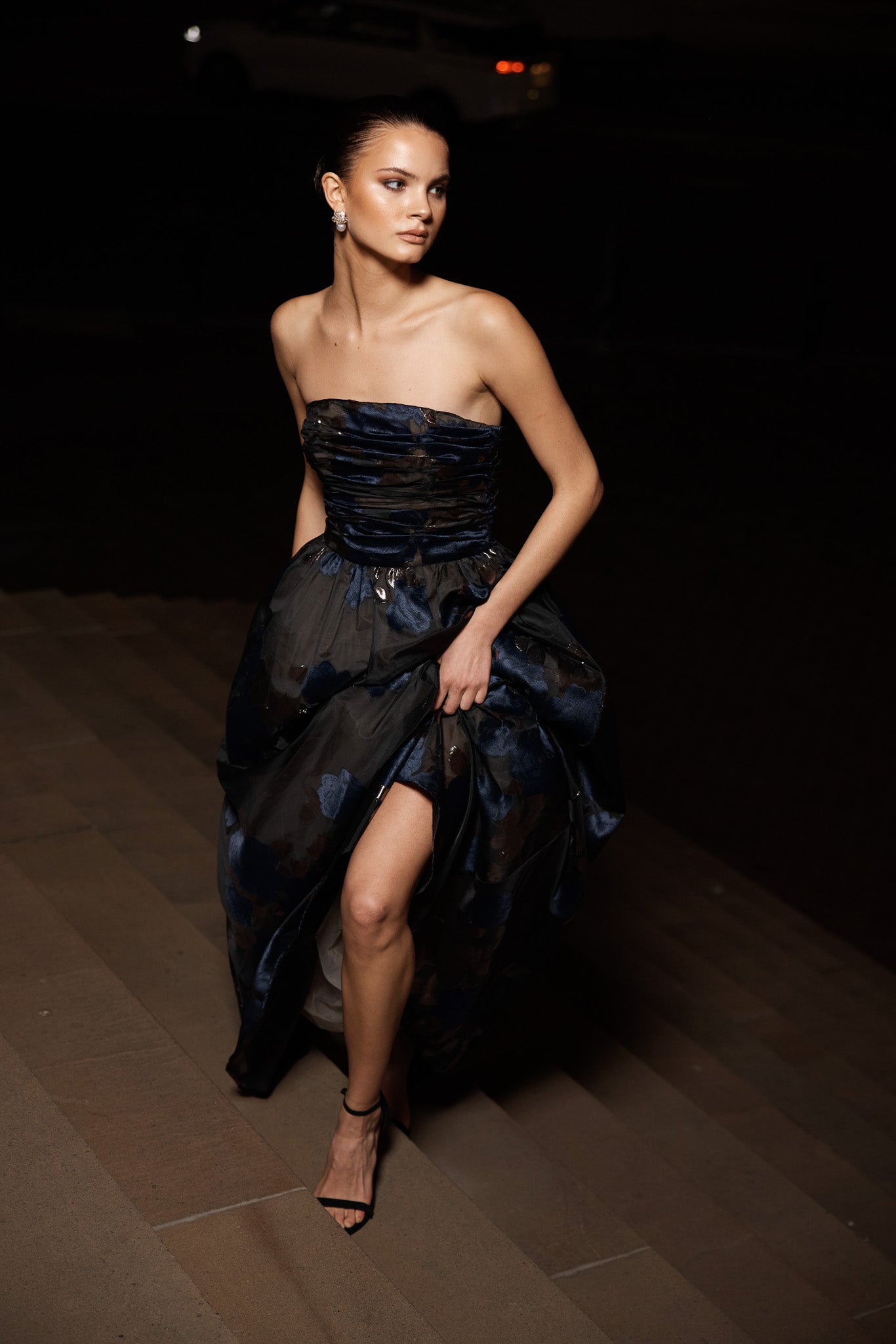 Merci Strapless Gown