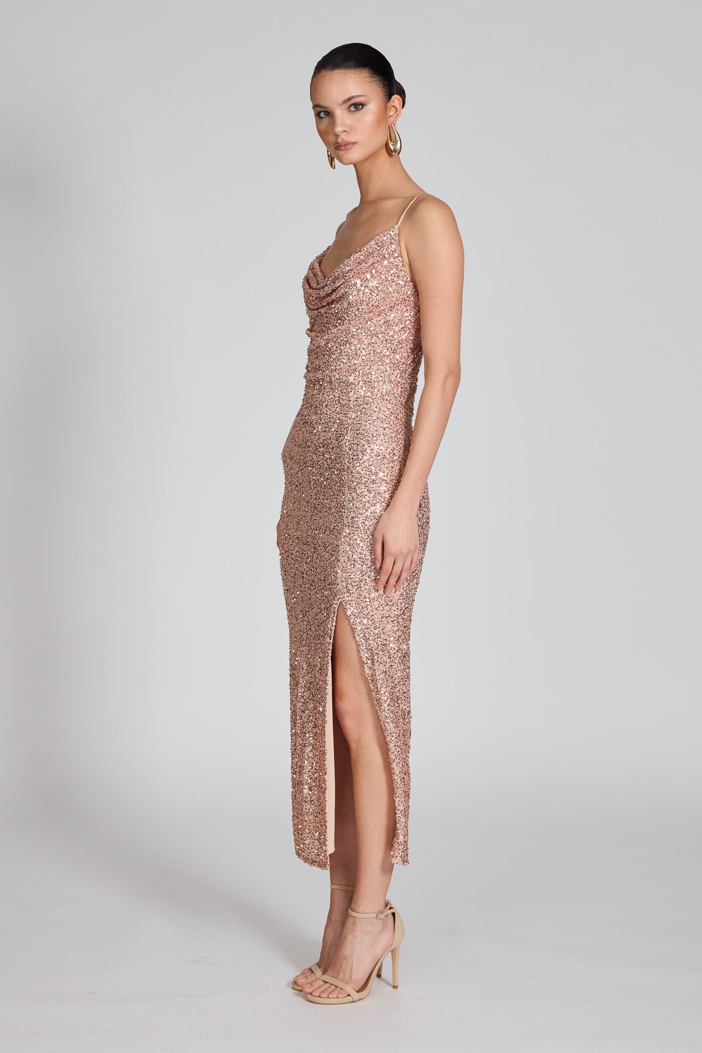 Gaia Cowl Neck Dress