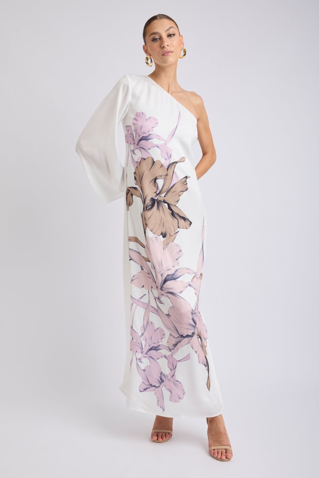 Les Fluer One Shoulder Dress