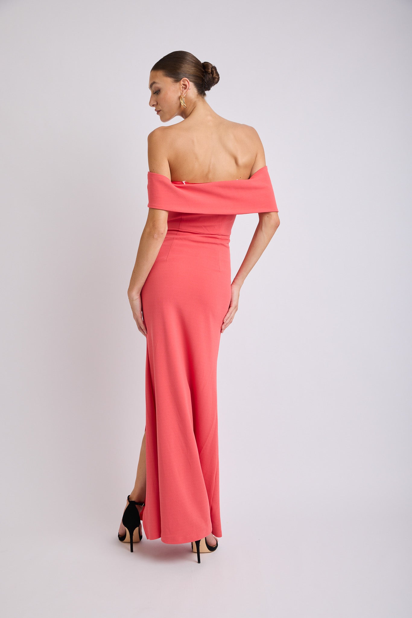 Trevia Off Shoulder Maxi Dress