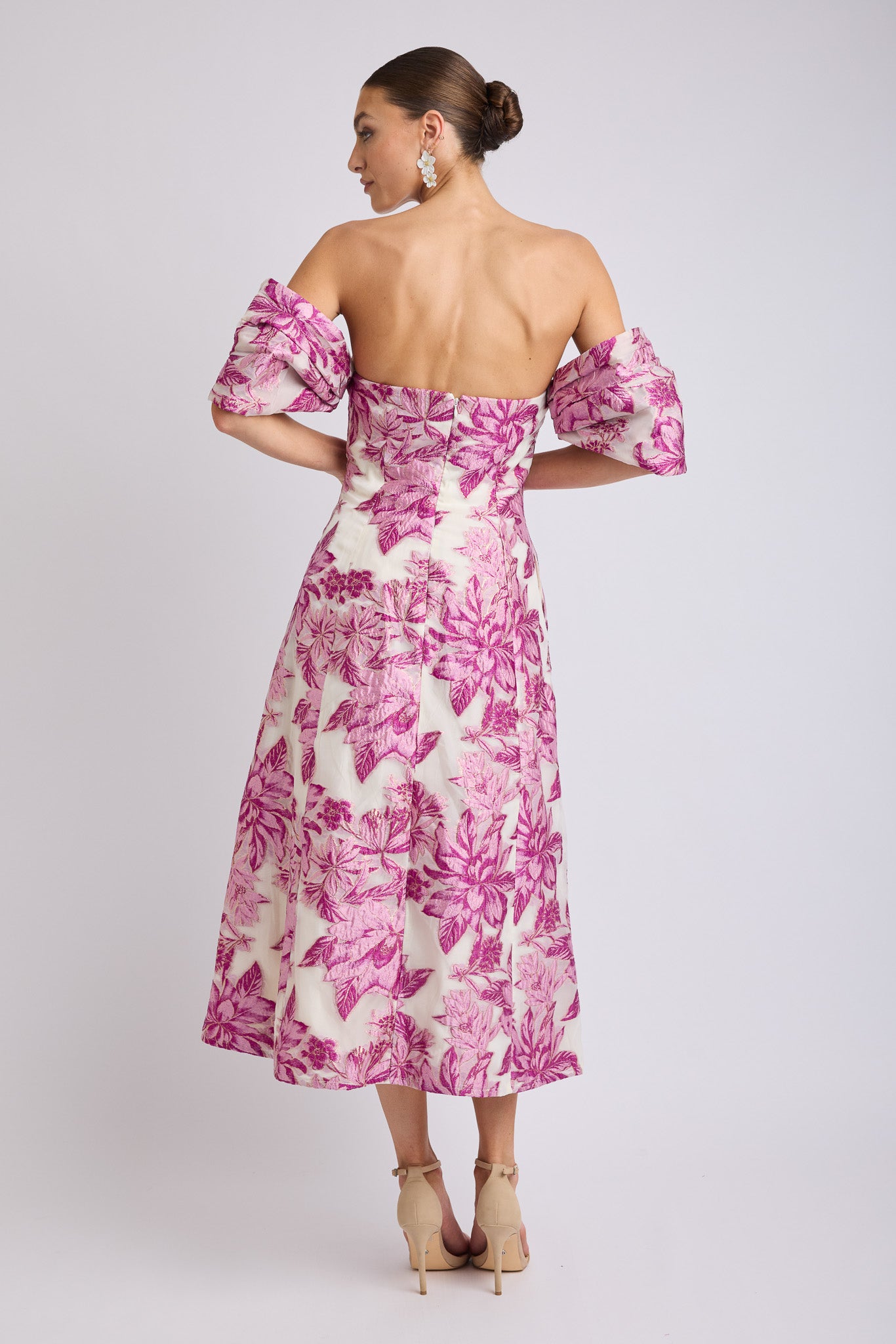 Seanna Off Shoulder Midi Dress