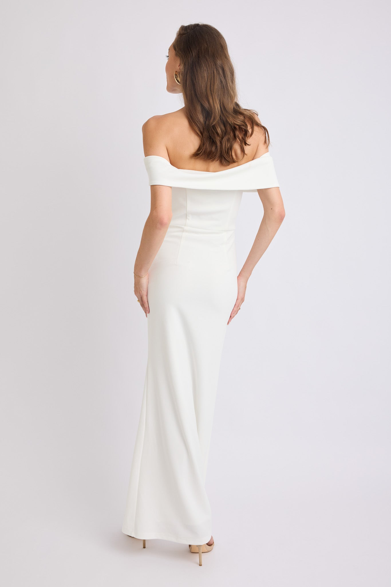 Trevia Off Shoulder Maxi Dress