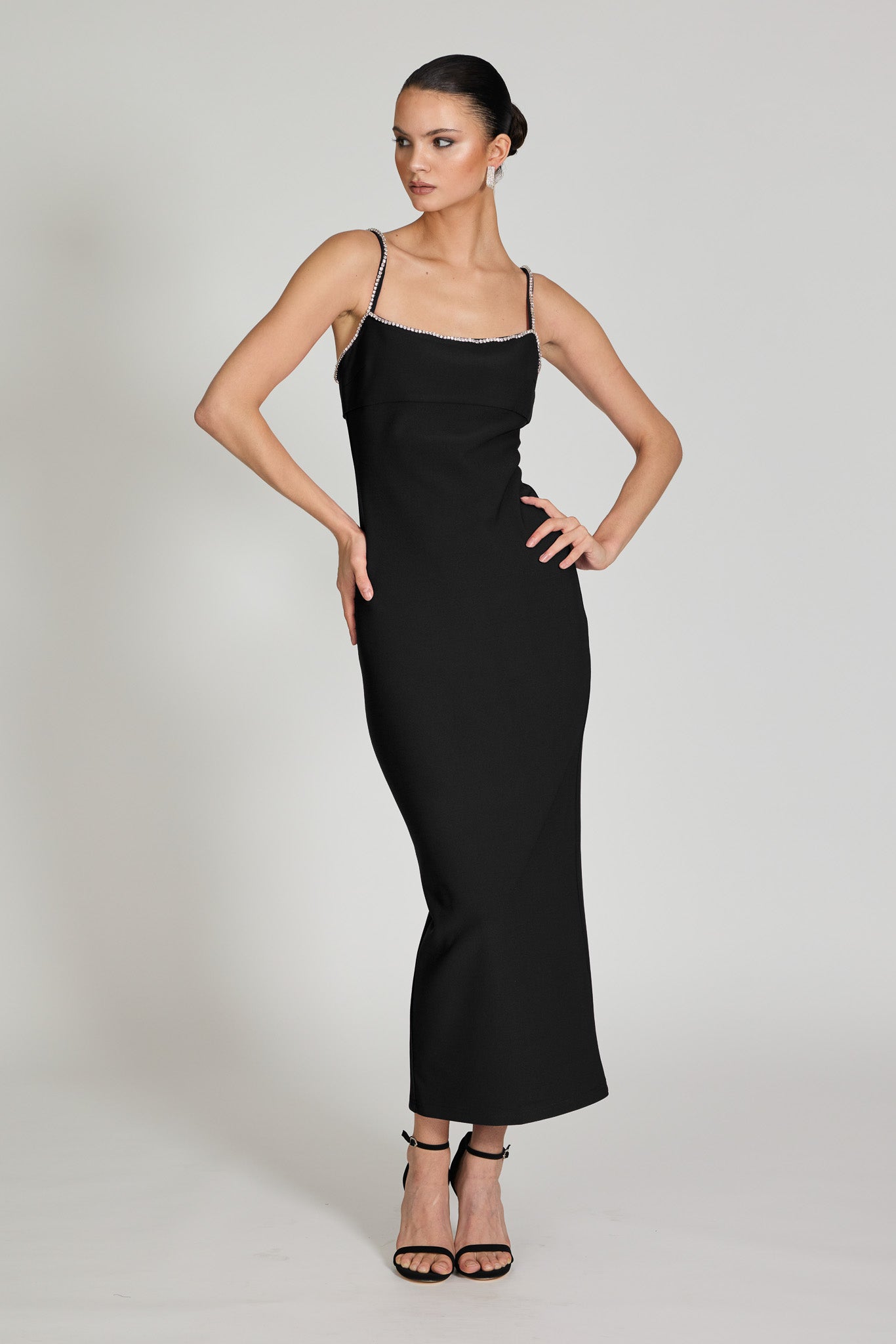 Gisella Diamonte Detail Dress