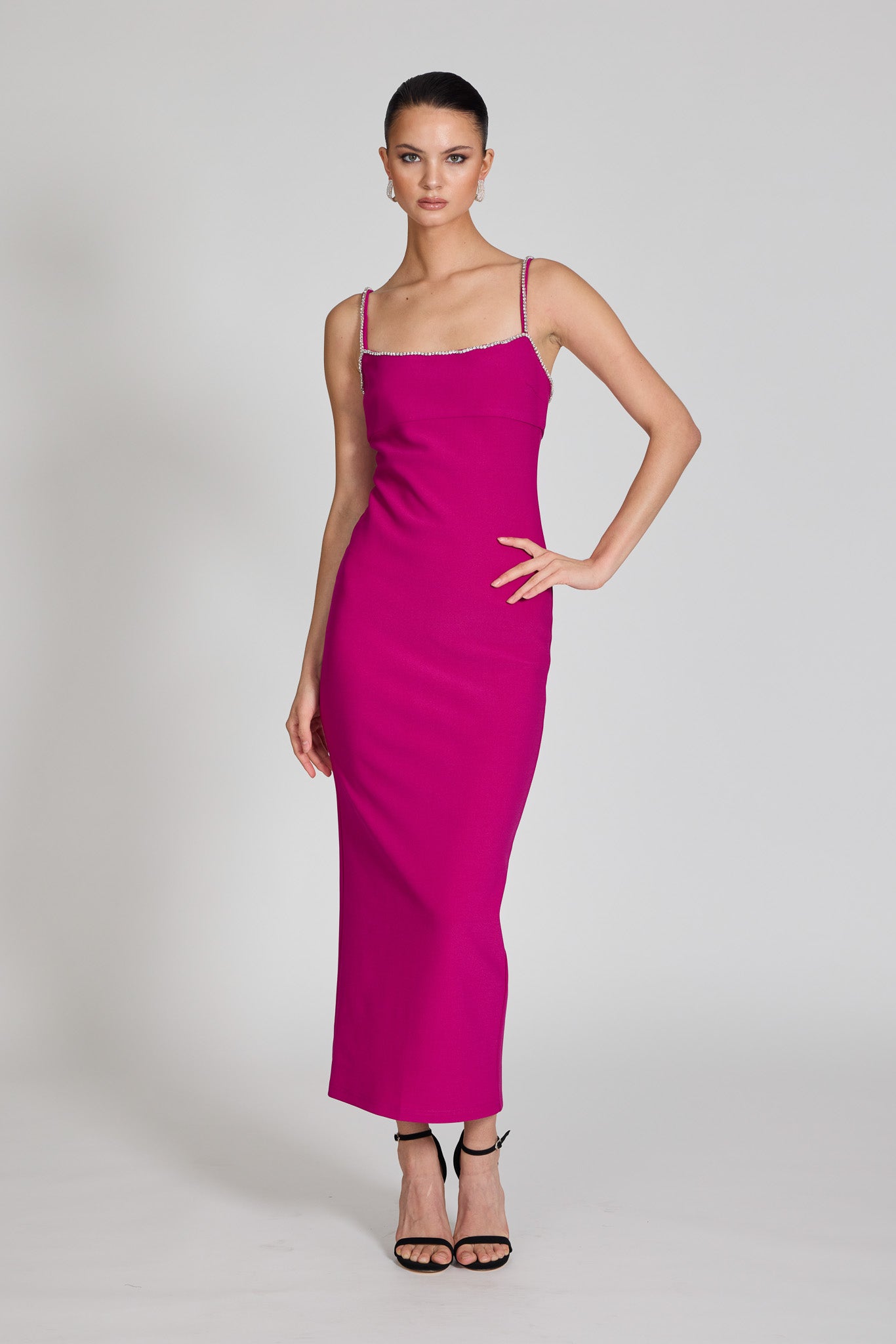 Gisella Diamonte Detail Dress