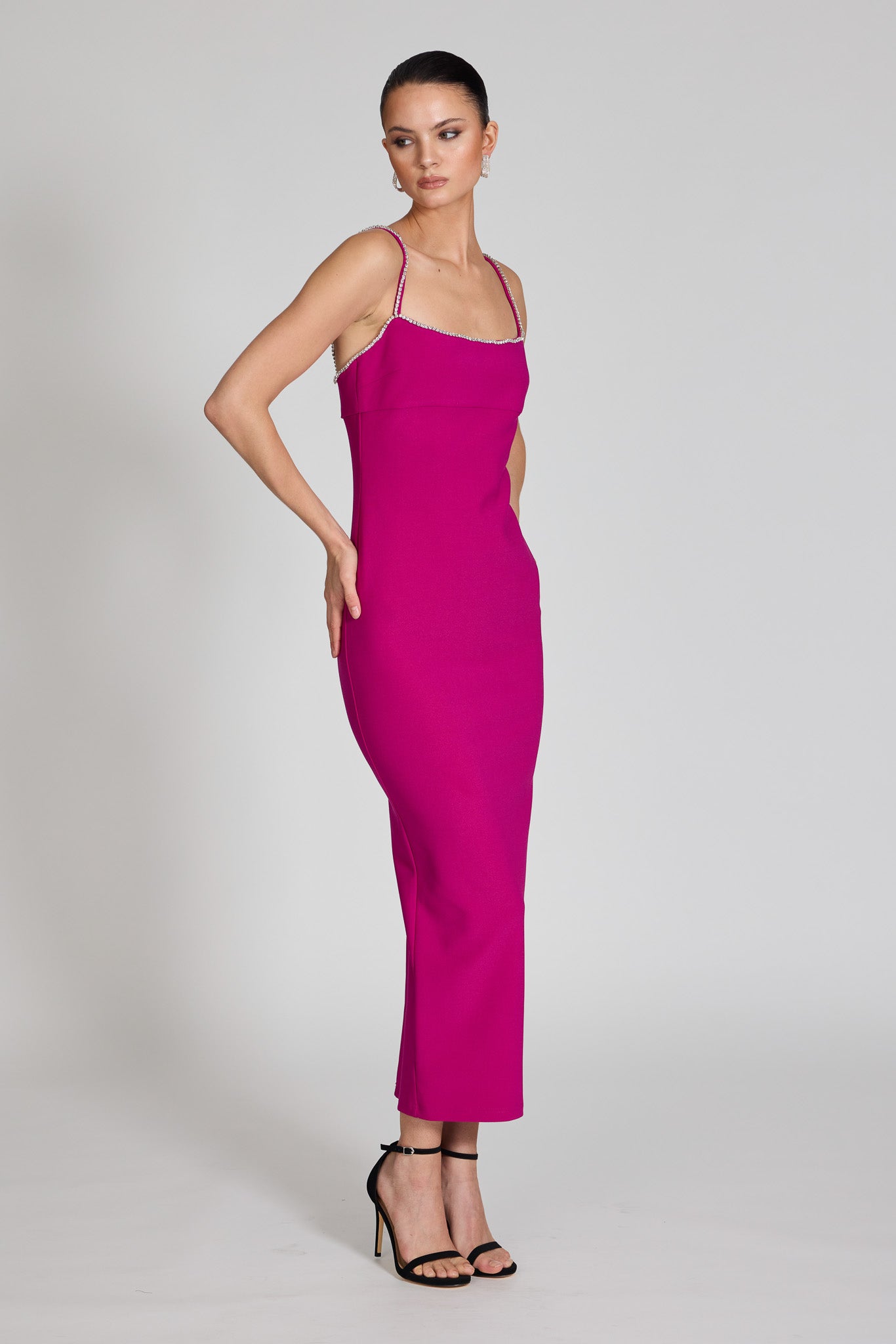 Gisella Diamonte Detail Dress
