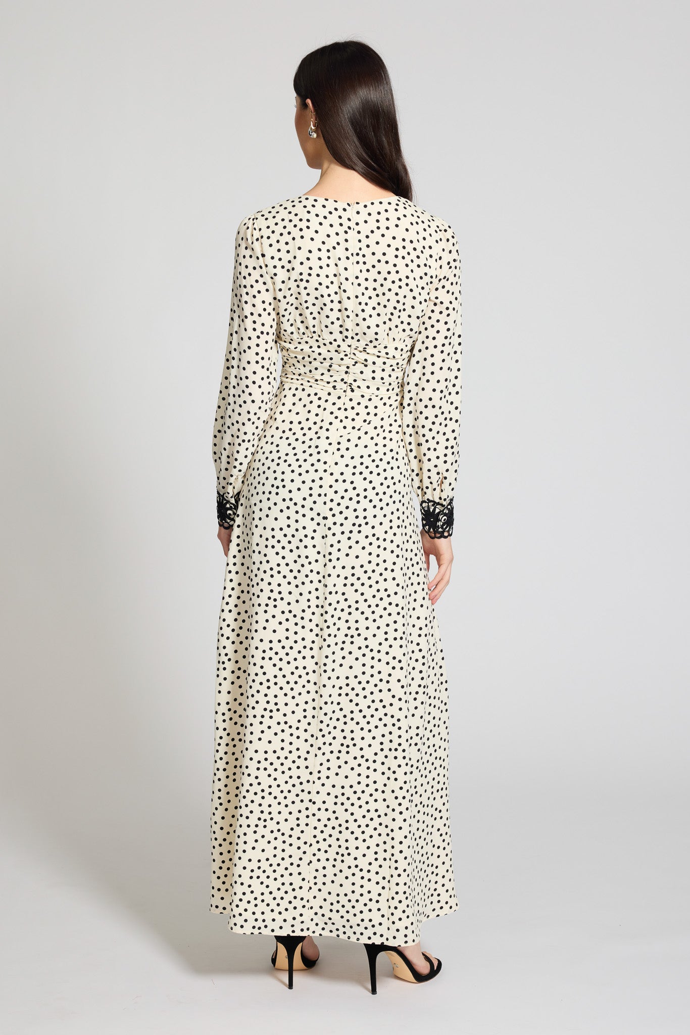 Arie Long Sleeve Frill Dress