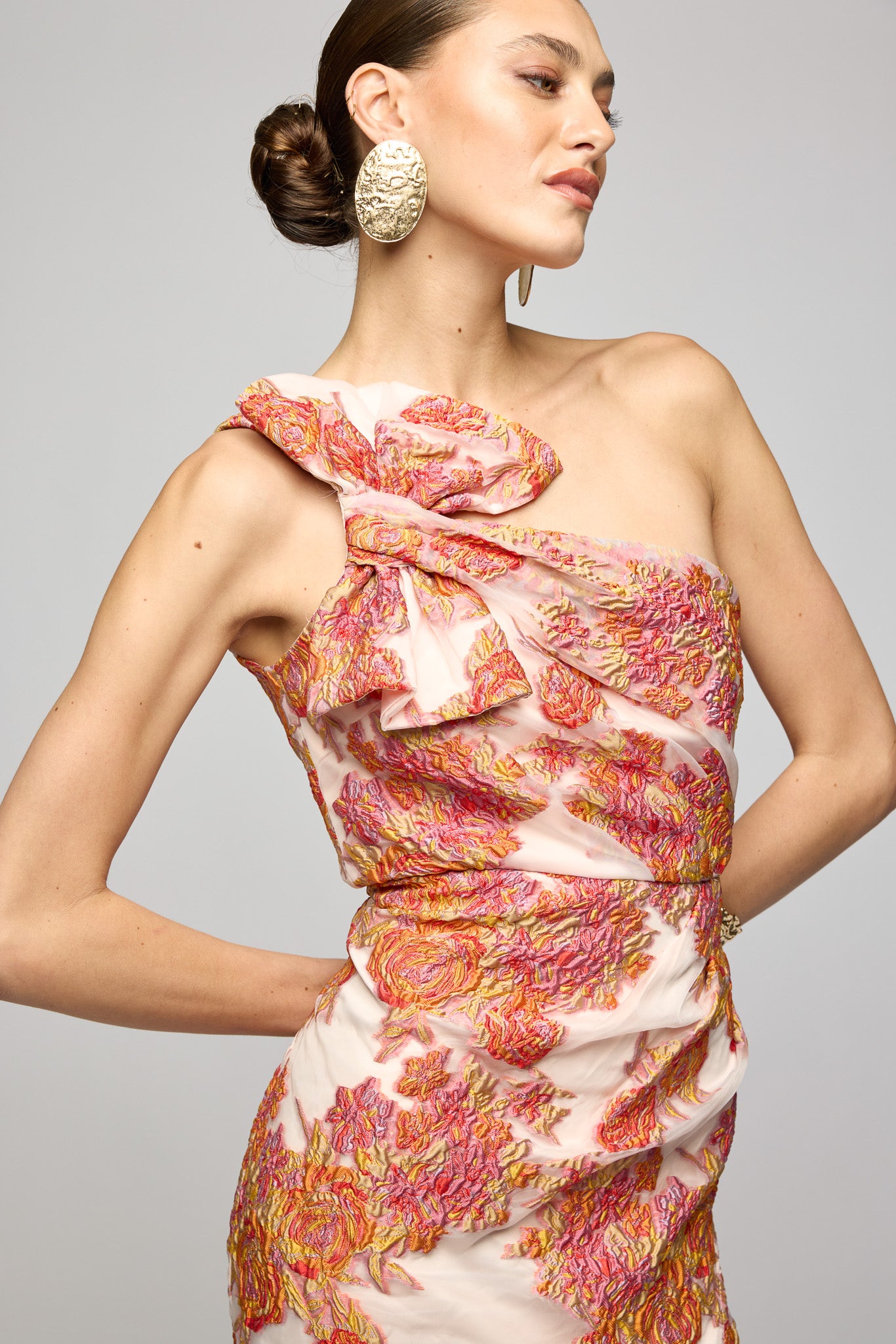Minaki One Shoulder Midi