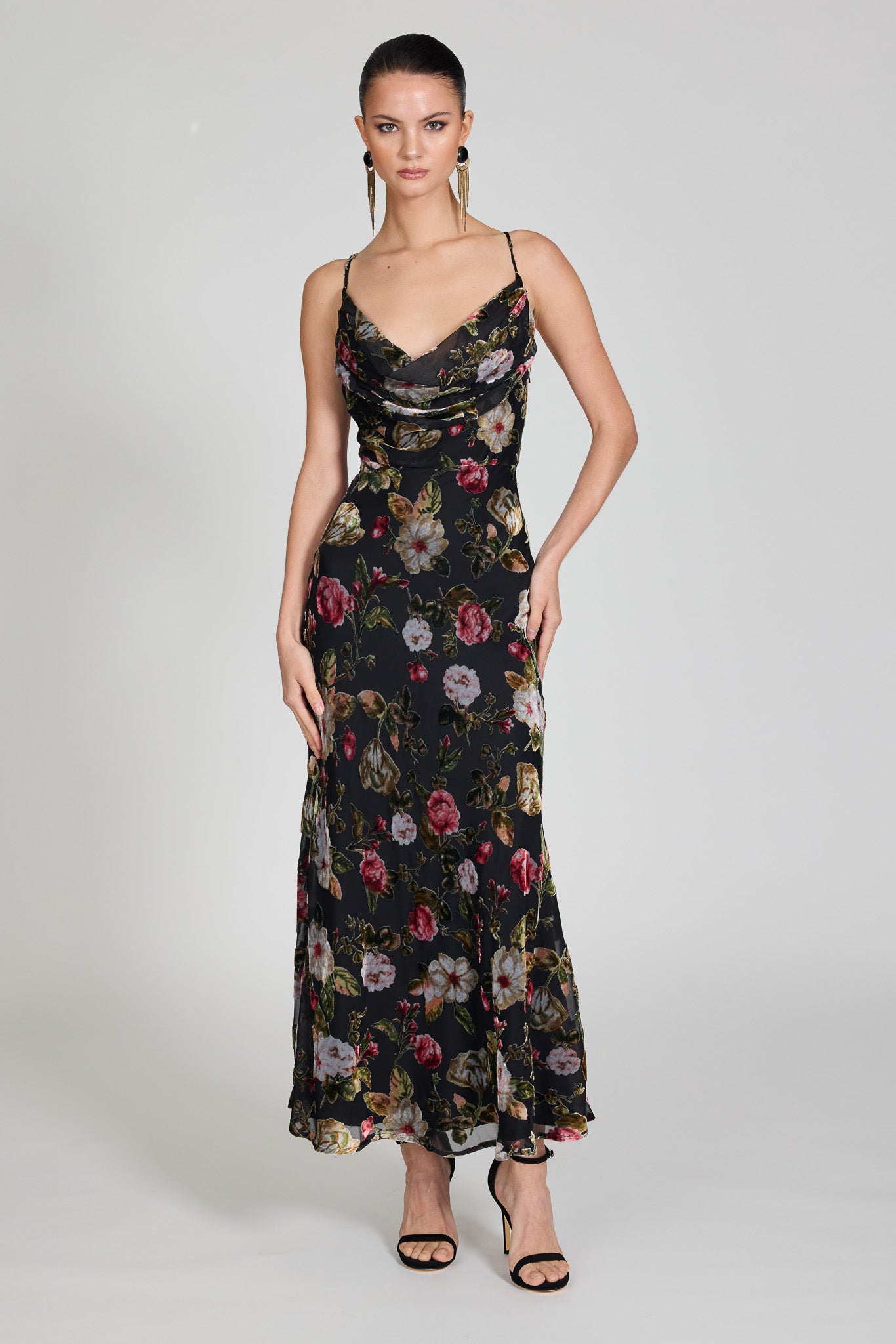 Machessa Cowl Neck Maxi
