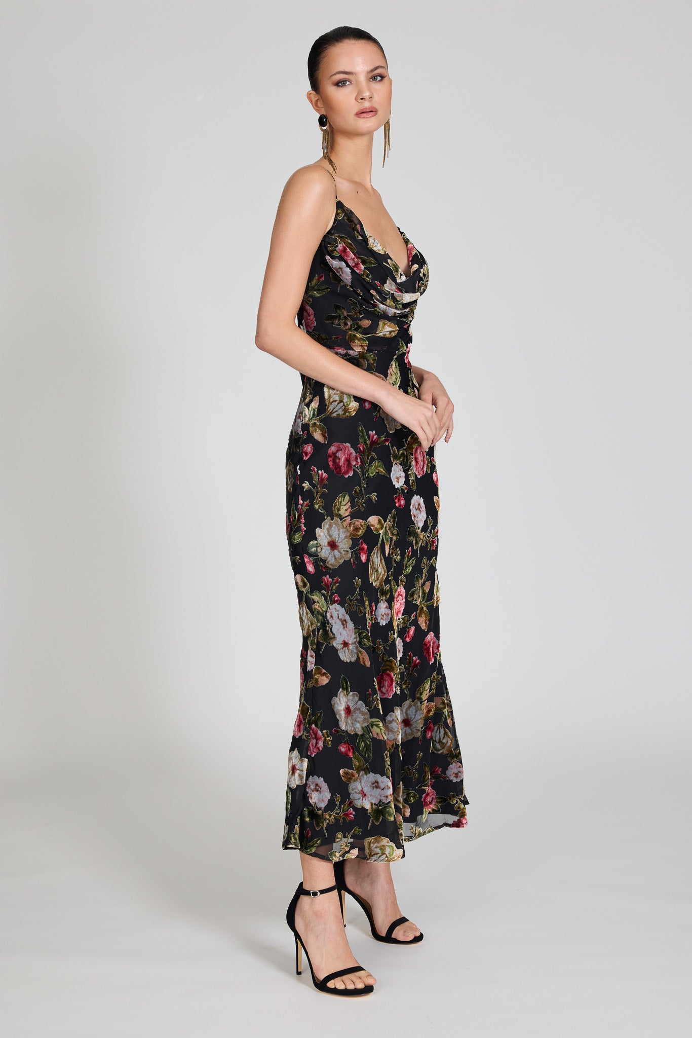 Machessa Cowl Neck Maxi