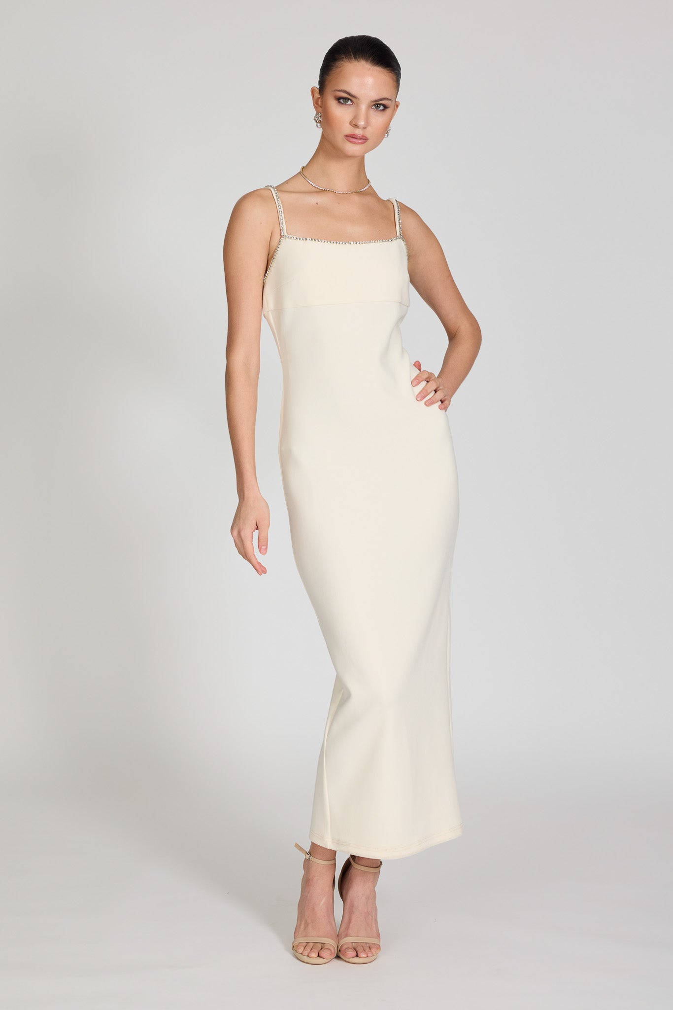 Gisella Diamonte Detail Dress