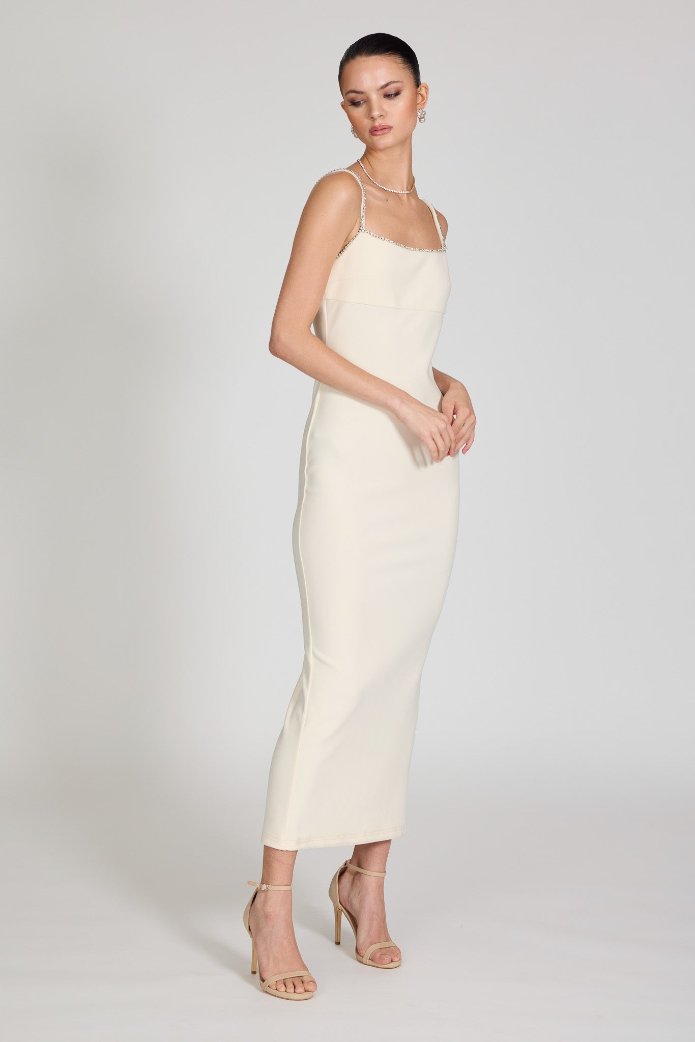Gisella Diamonte Detail Dress