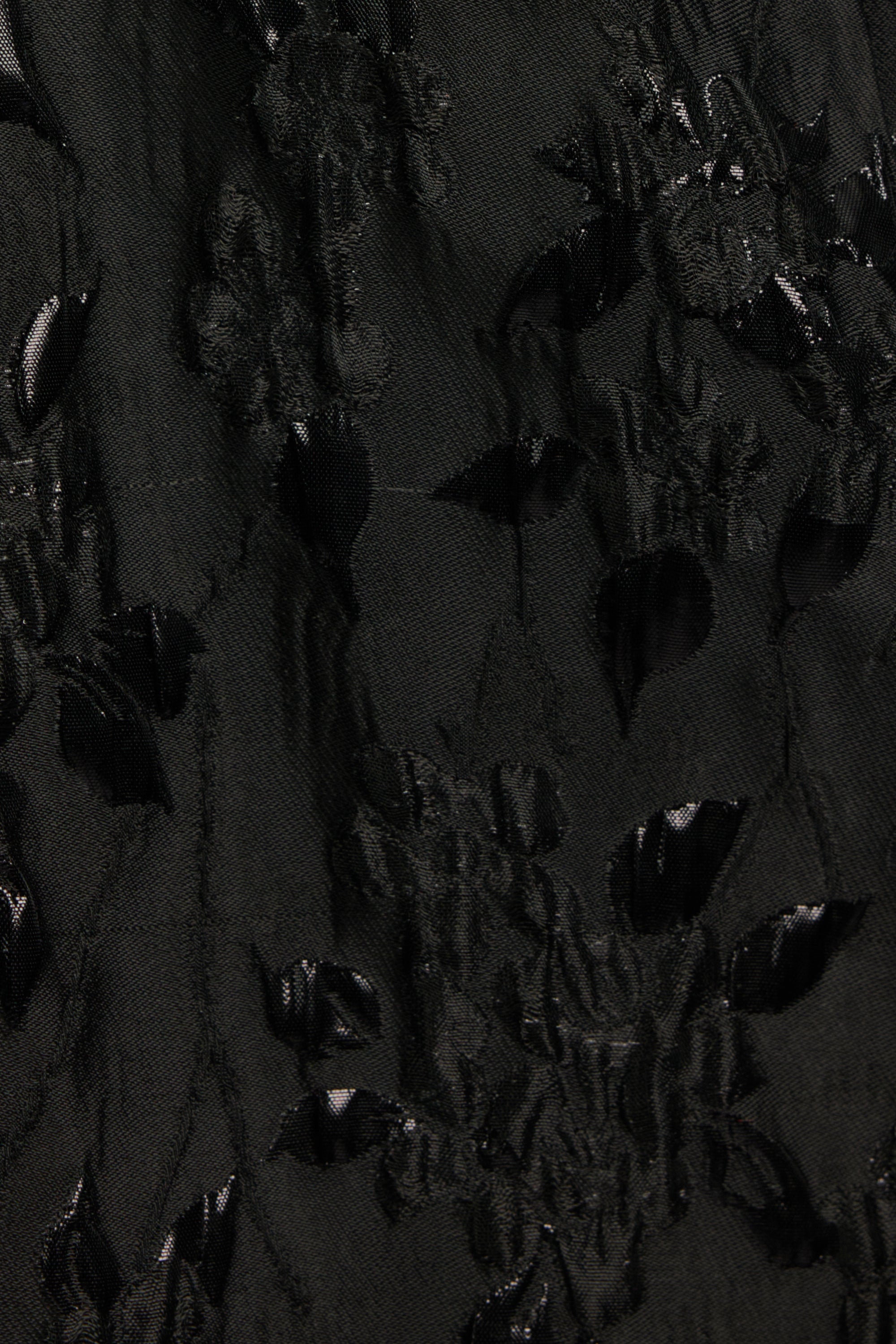 Crechia Jacquard One Shoulder Dress