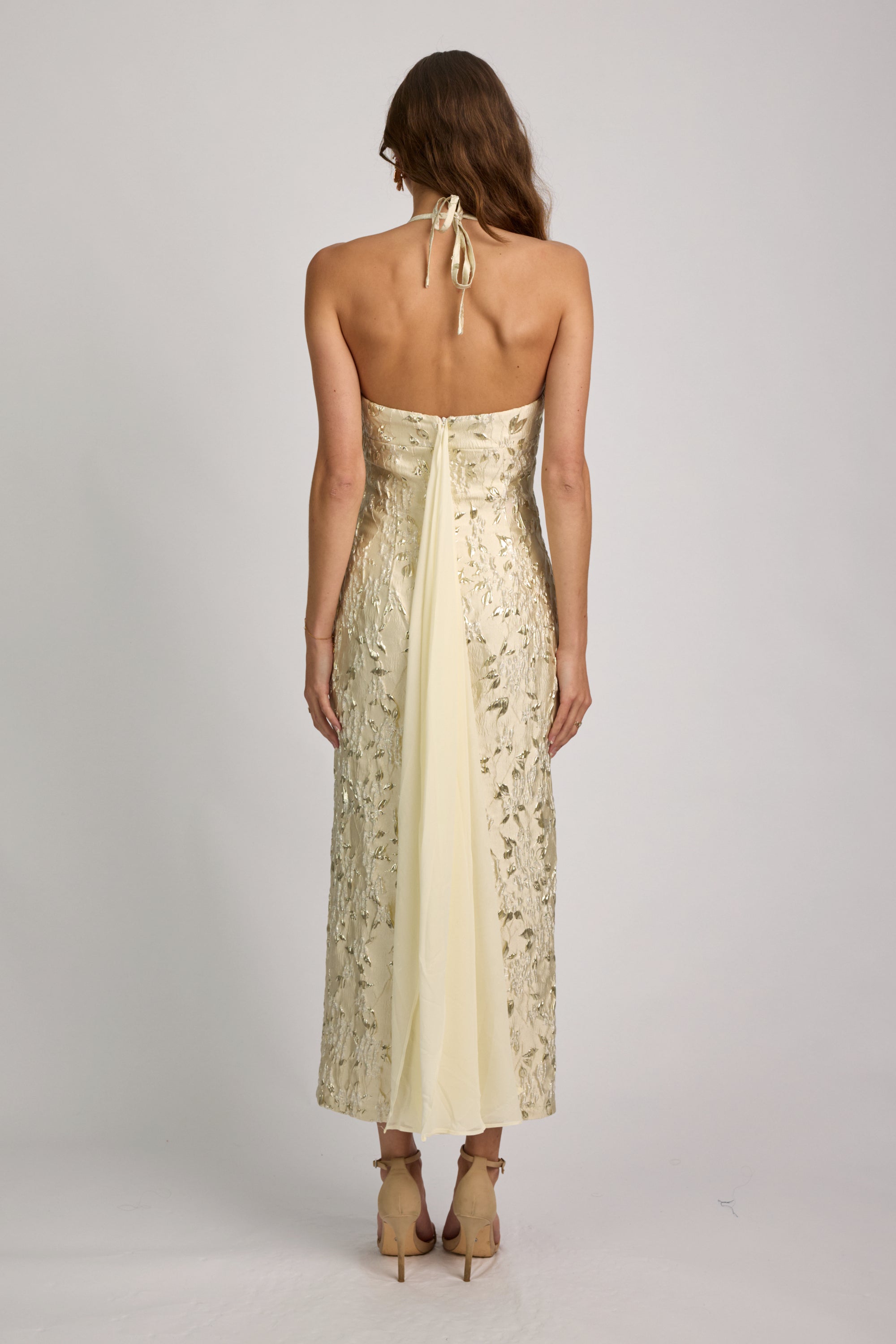 Crechia Jacquard Midi Dress