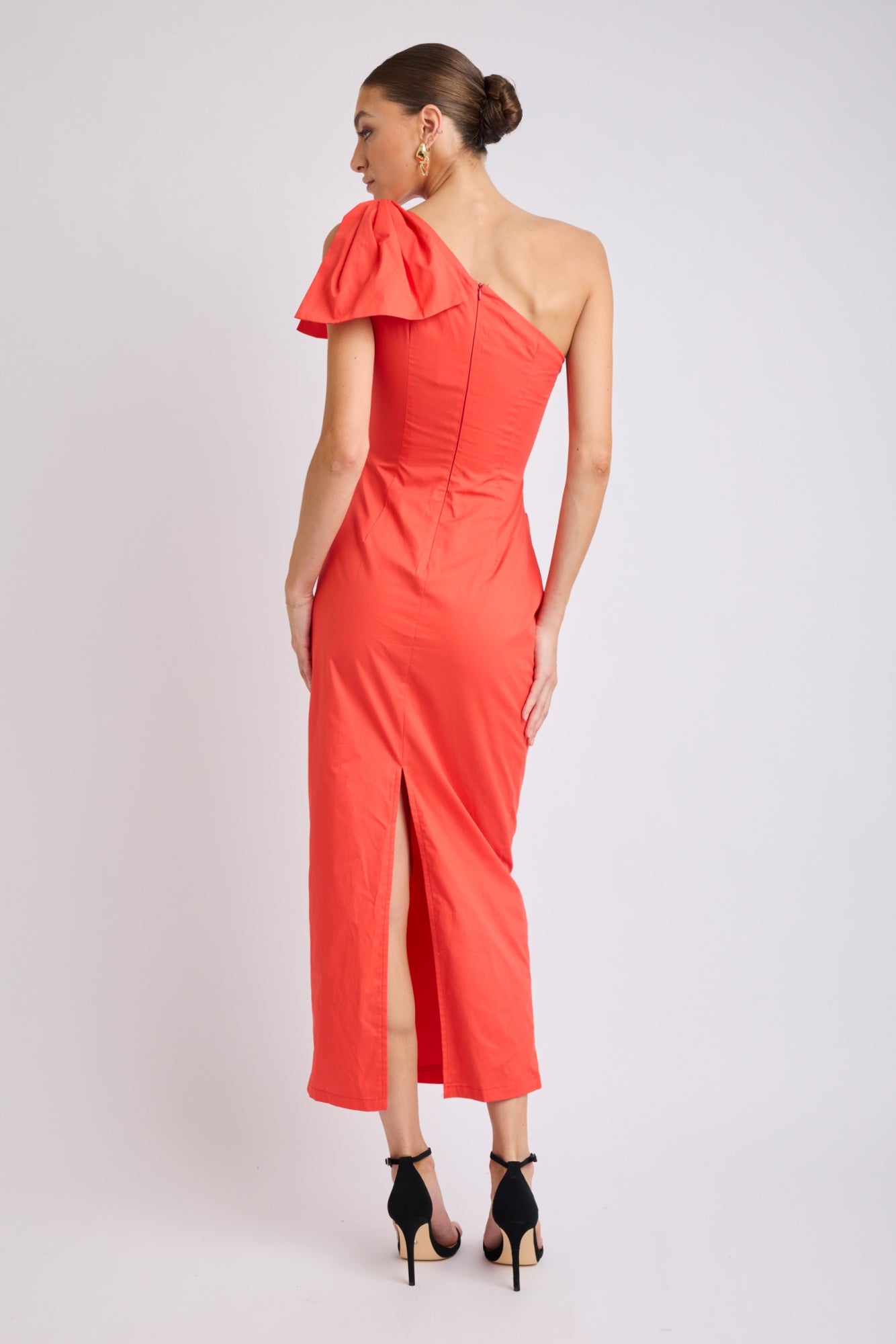 Thira One Shoulder Bow Dress