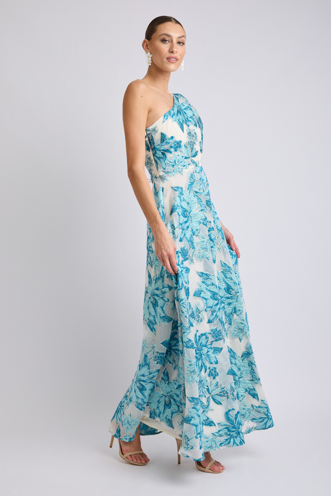 Seanna Puff Shoulder Maxi Dress