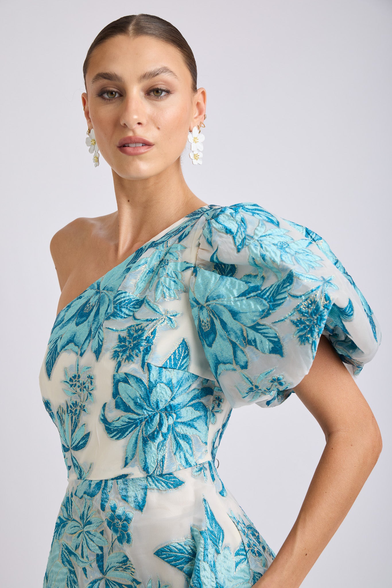 Seanna Puff Shoulder Maxi Dress