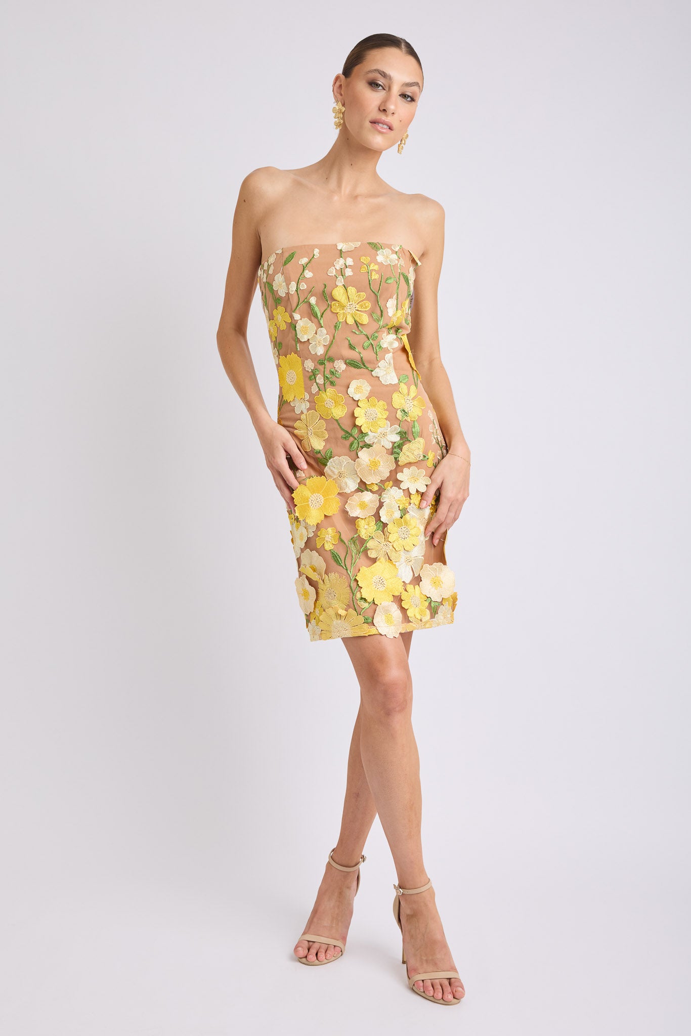 Enchanted Garden Strapless Dress