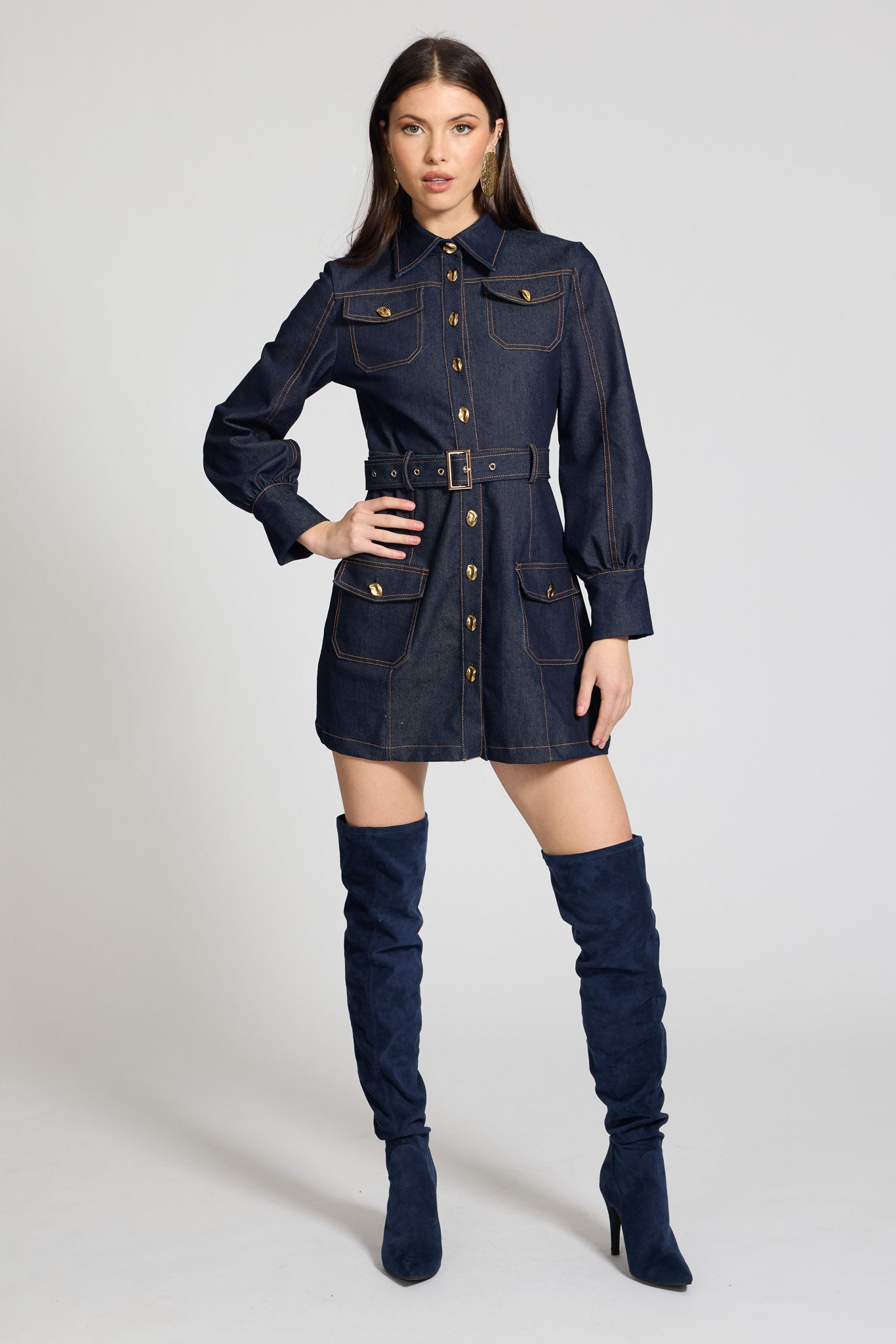 montana denim dress The Montana Denim Shirtdress now comes in a new mid blue colour Lucy shows us how to style the Mid Blue from day to night @carmenandmegstyle, Our customers love the fit, quality and silhouette of