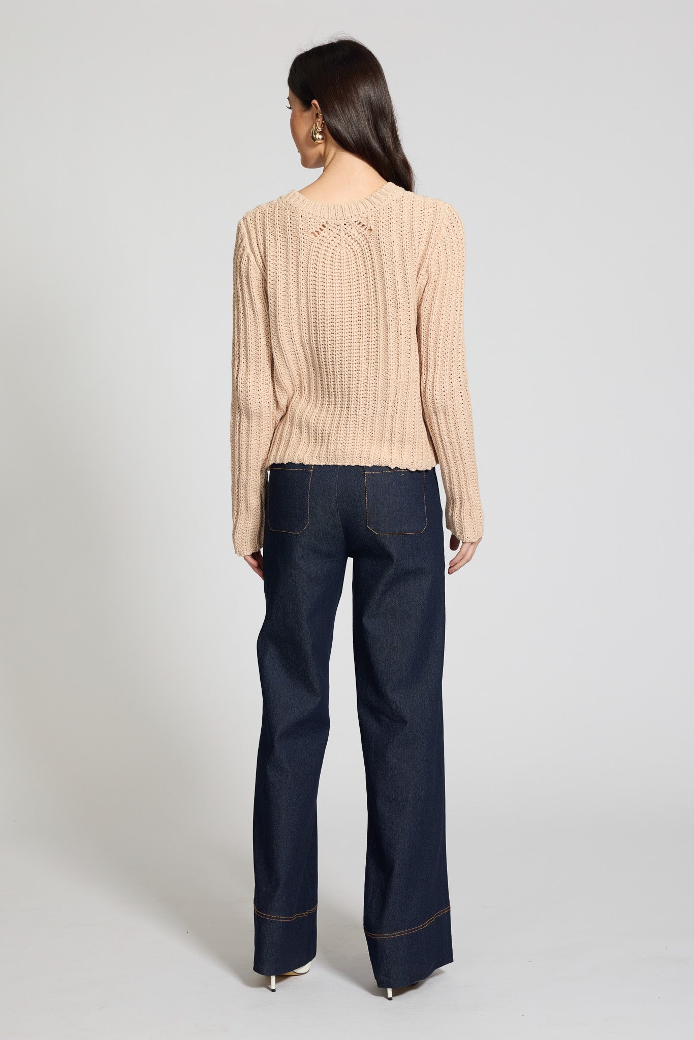Biana Button Detail Jumper