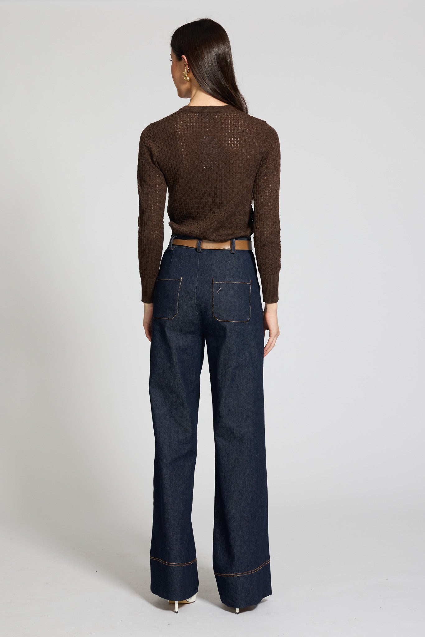 Biana Knit Button Up Top
