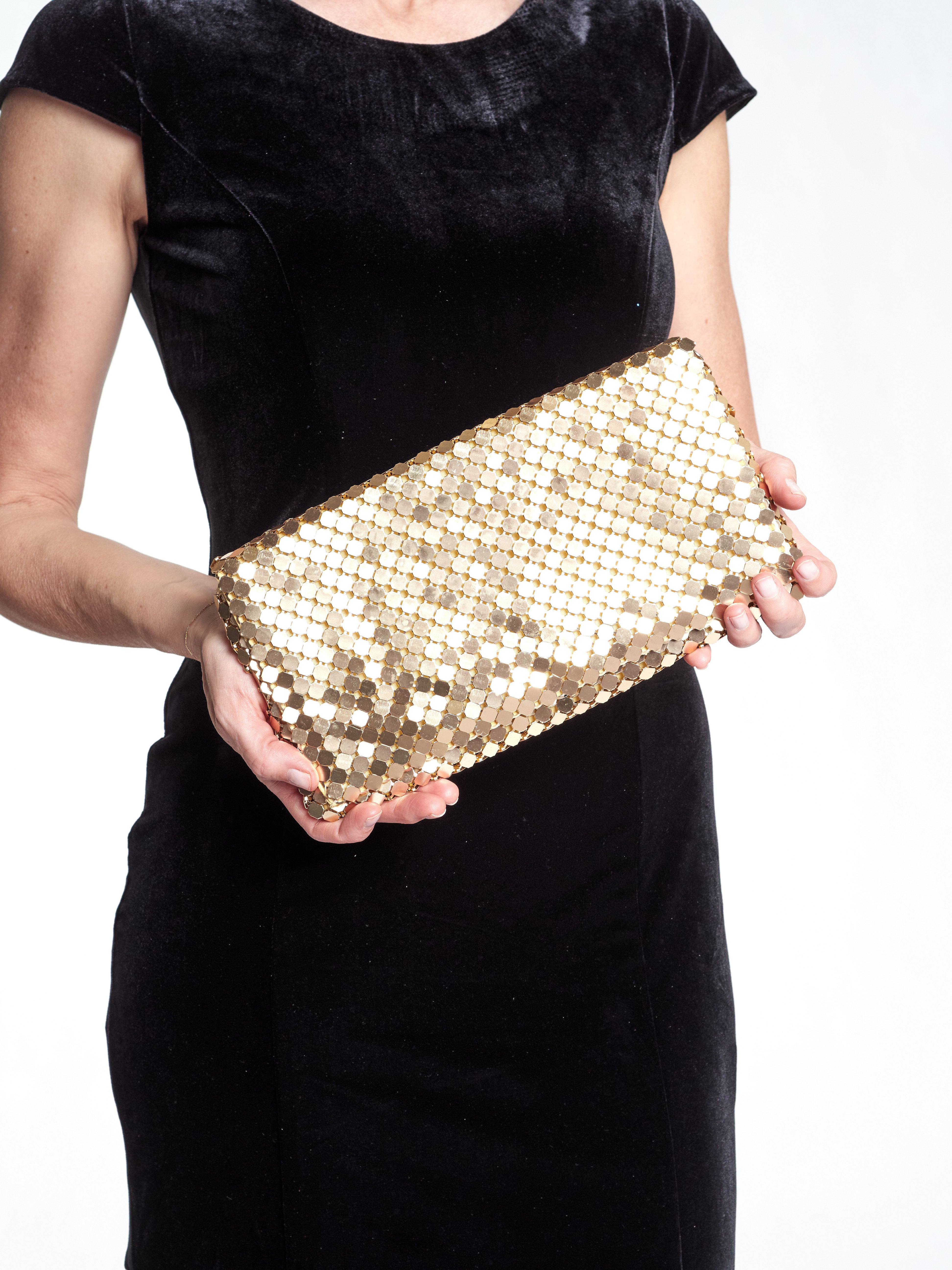 All Night Glow Mesh Clutch