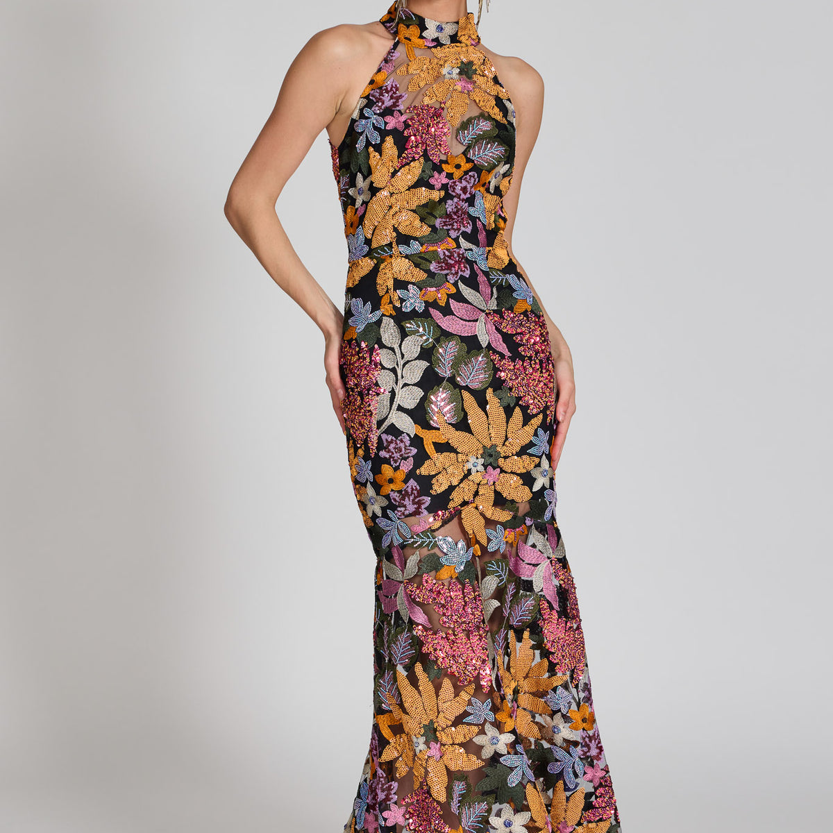 long evening black dress Ladivine Dress CD889, Formal Evening Gown Ocean Blue / 6