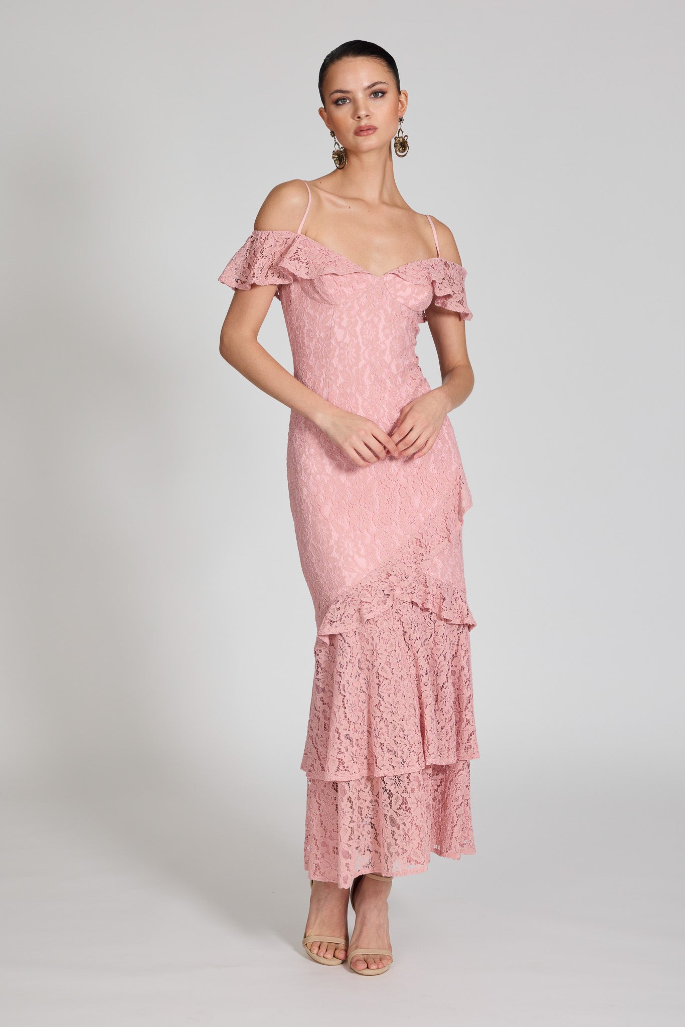 Trianna Off Shoulder Lace Dress