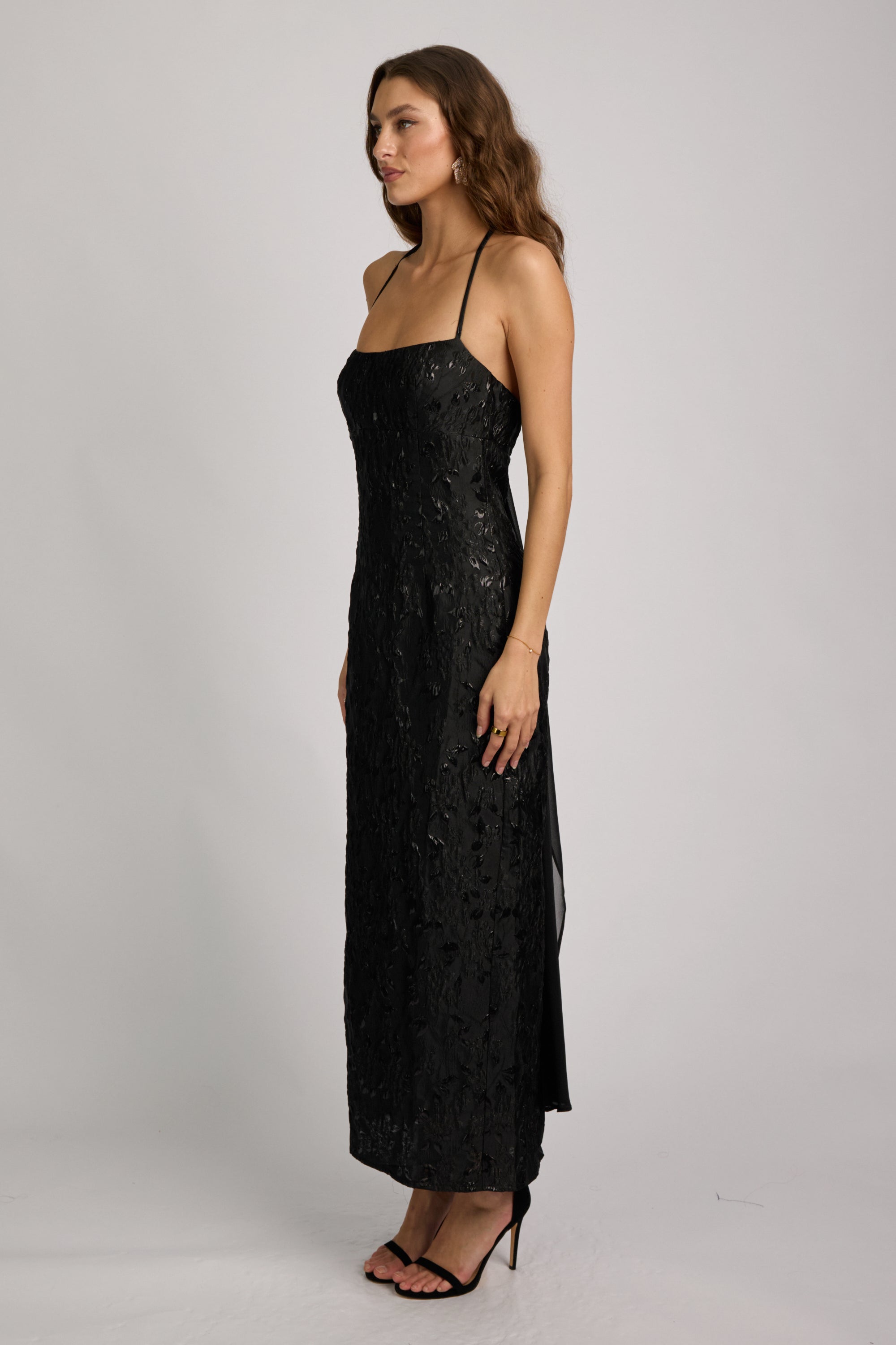 Crechia Jacquard Midi Dress