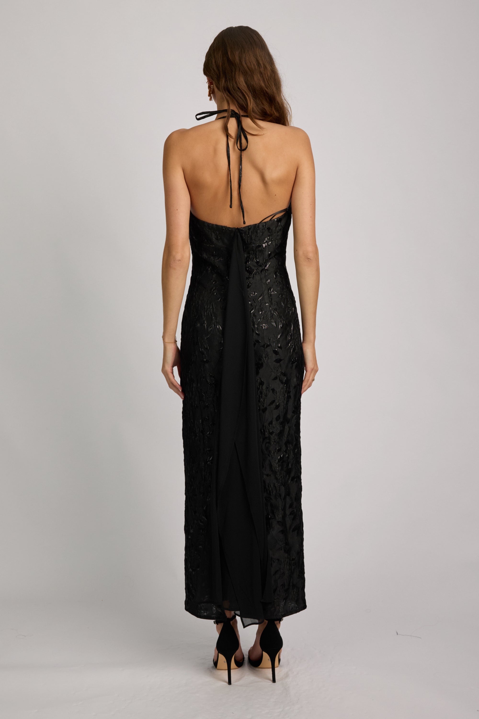 Crechia Jacquard Midi Dress